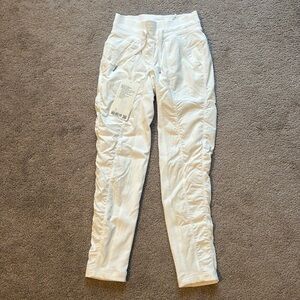 White Lululemon Street to Studio pant